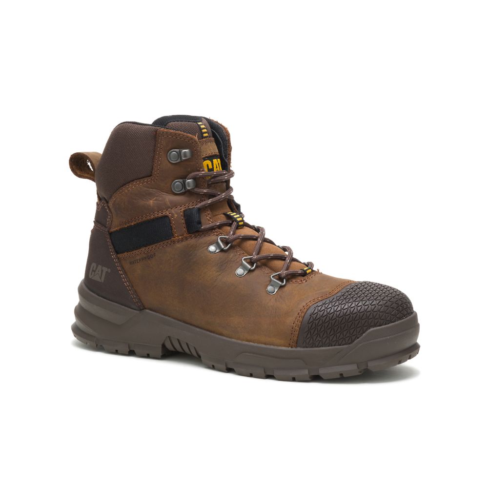 Botas De Trabajo Caterpillar Accomplice X Impermeables Steel Puntera Hombre Marrom | MX2723TV