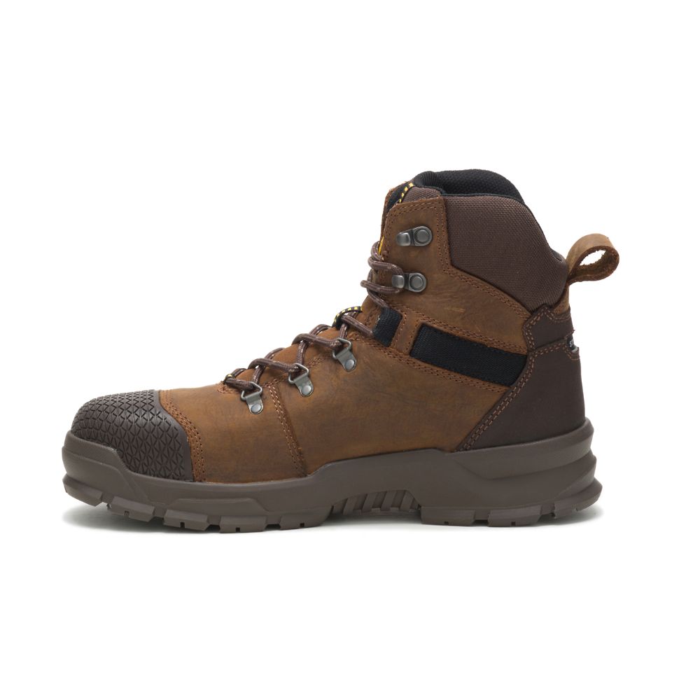 Botas De Trabajo Caterpillar Accomplice X Impermeables Steel Puntera Hombre Marrom | MX2723TV