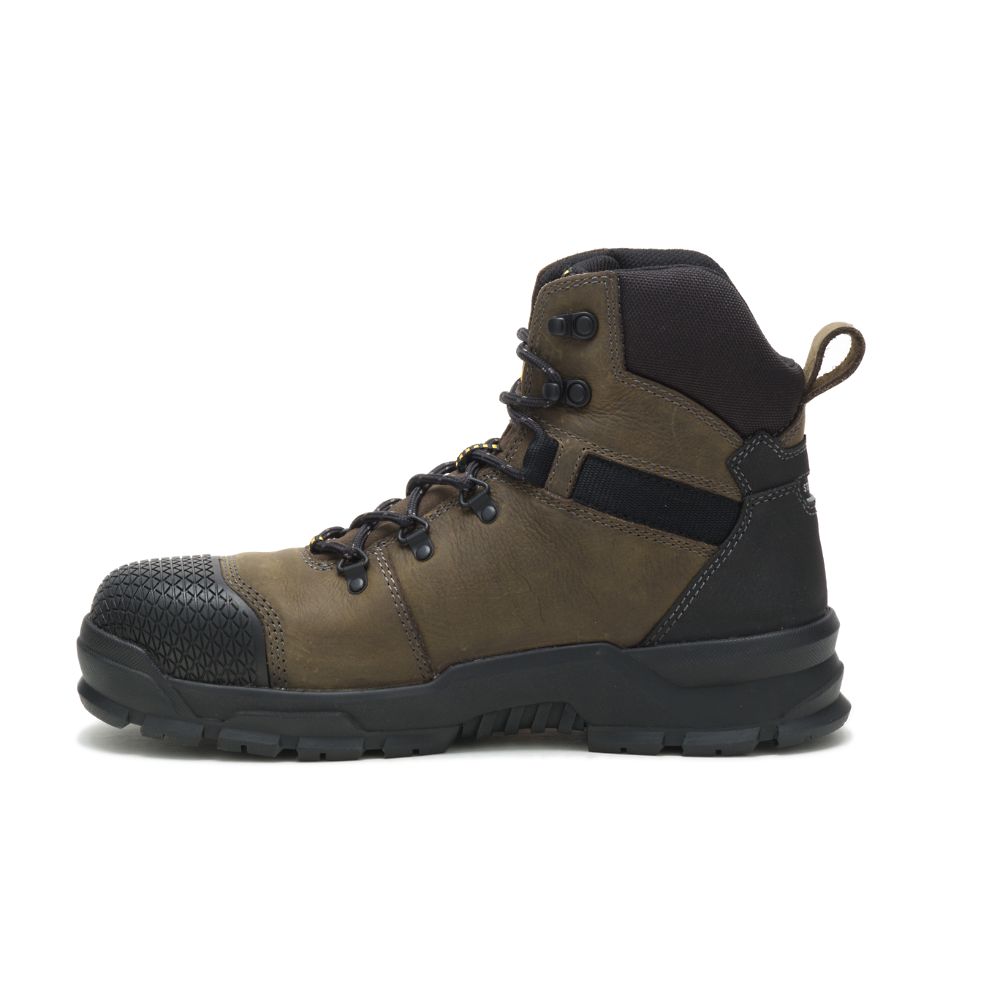 Botas De Trabajo Caterpillar Accomplice X Impermeables Steel Puntera Hombre Verde Oliva | MX2724RW