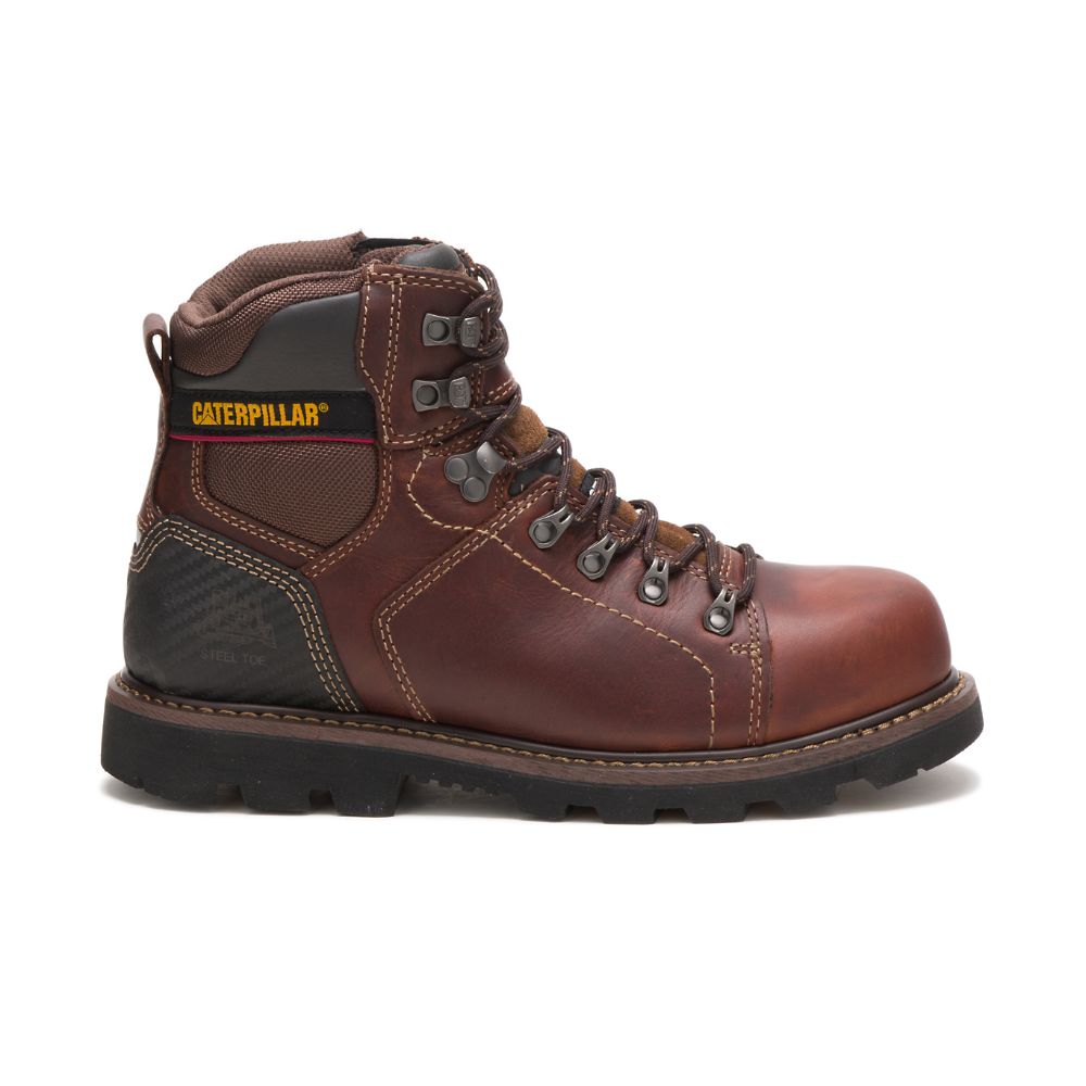 Botas De Trabajo Caterpillar Alaska 2.0 Steel Puntera Hombre Marrom | MX2771PQ