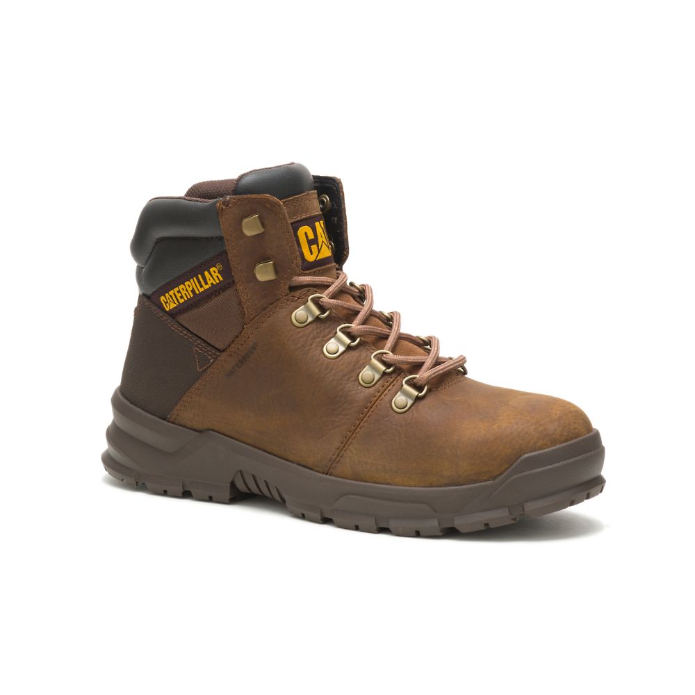 Botas De Trabajo Caterpillar Charge Impermeables Alloy Puntera Hombre Marrom | MX2720IS