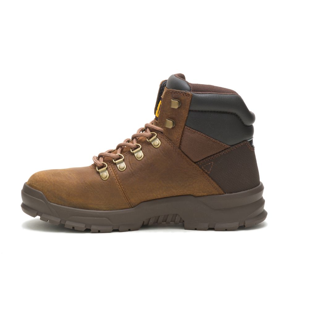 Botas De Trabajo Caterpillar Charge Impermeables Alloy Puntera Hombre Marrom | MX2720IS