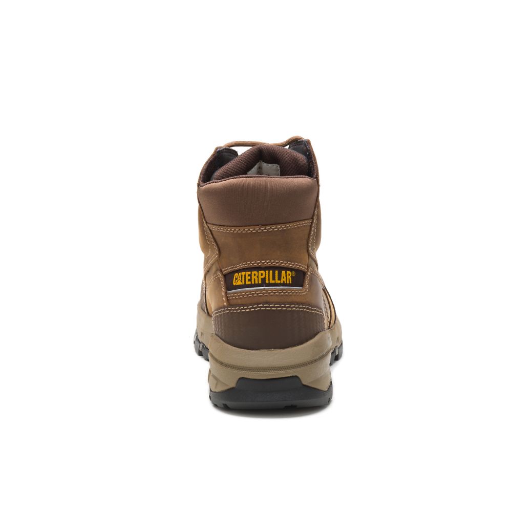 Botas De Trabajo Caterpillar Device Impermeables Composite Puntera Hombre Marrom | MX2784GL