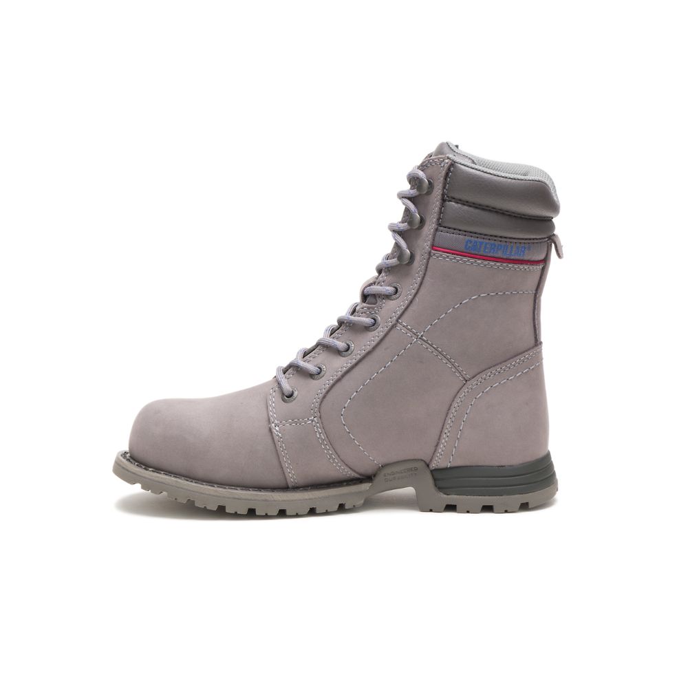 Botas De Trabajo Caterpillar Echo Impermeables Steel Puntera Mujer Grises | MX2505EX