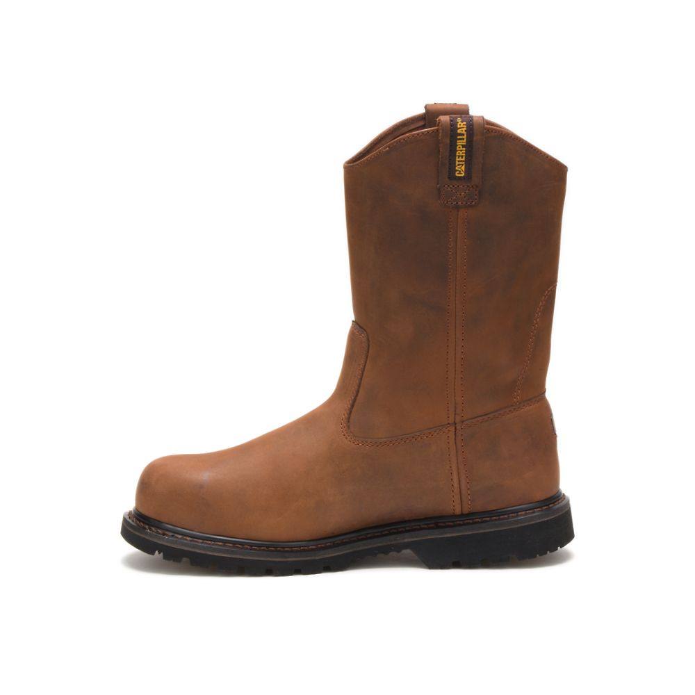 Botas De Trabajo Caterpillar Edgework Steel Puntera Hombre Marrom | MX2808JJ