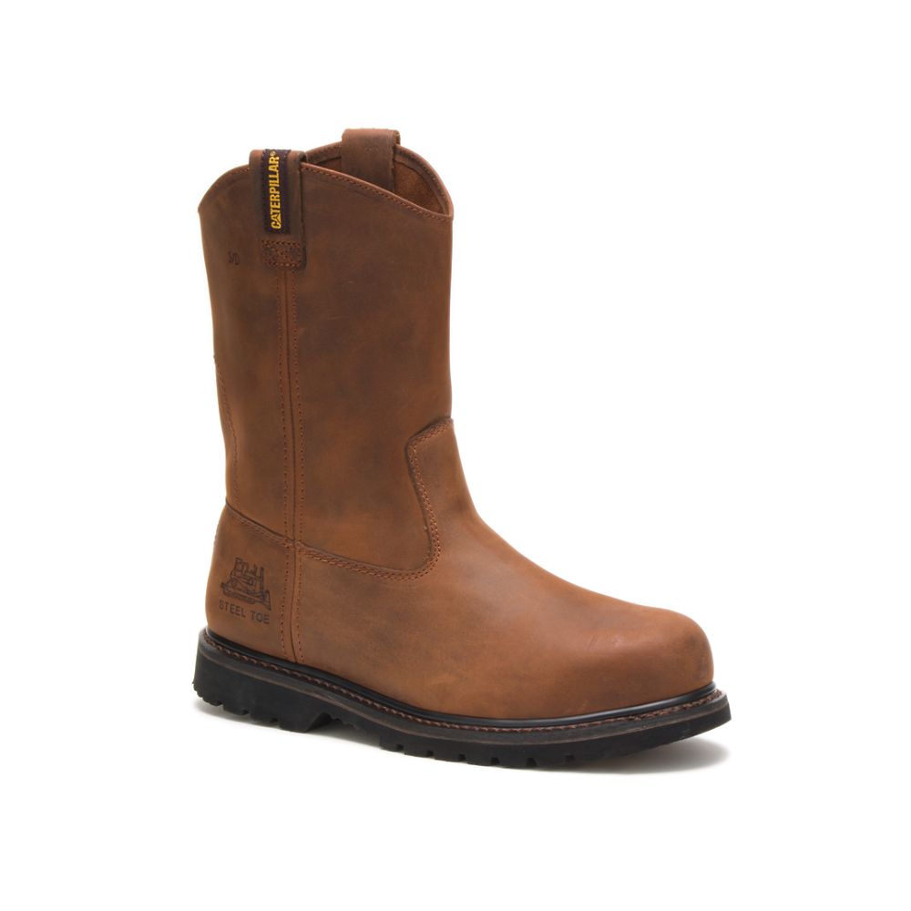 Botas De Trabajo Caterpillar Edgework Steel Puntera Hombre Marrom | MX2903LH