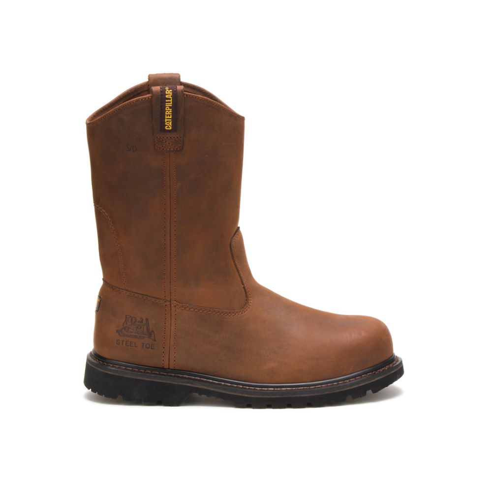 Botas De Trabajo Caterpillar Edgework Steel Puntera Hombre Marrom | MX2903LH