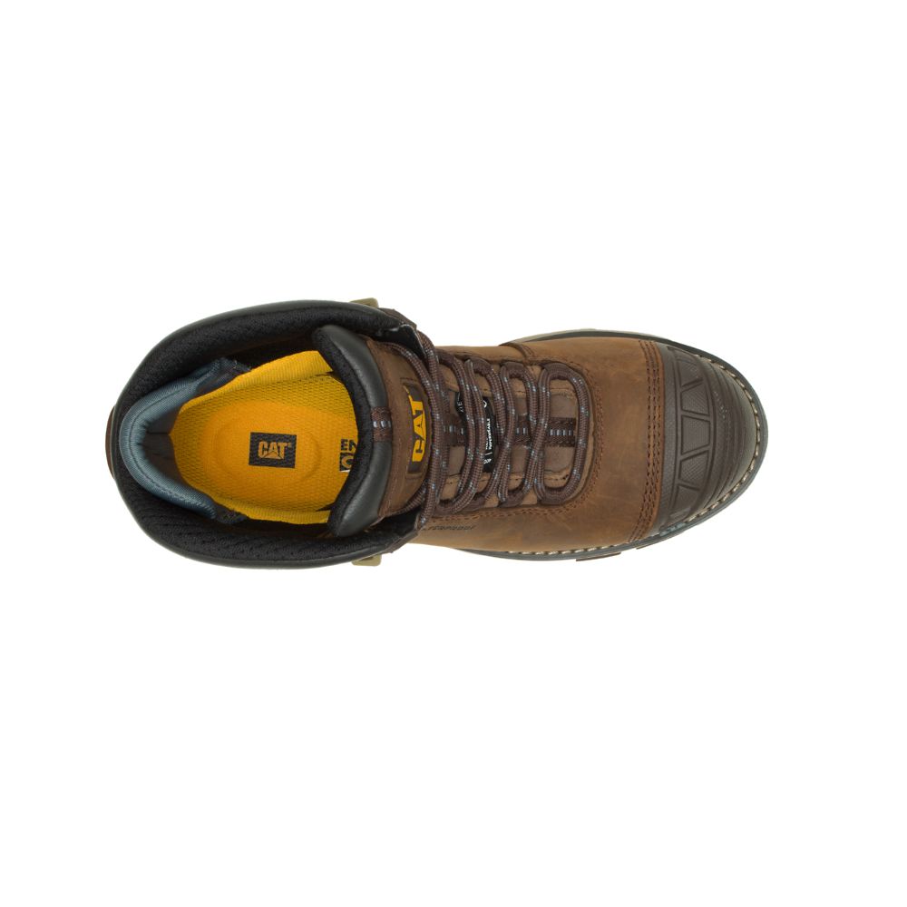 Botas De Trabajo Caterpillar Excavator Superlite Impermeables Thinsulate™ Carbon Composite Puntera Mujer Cafes | MX2489LH