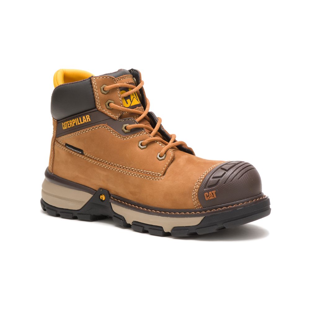 Botas De Trabajo Caterpillar Excavator Superlite Impermeables Carbon Composite Puntera Mujer Marrom | MX2491JJ