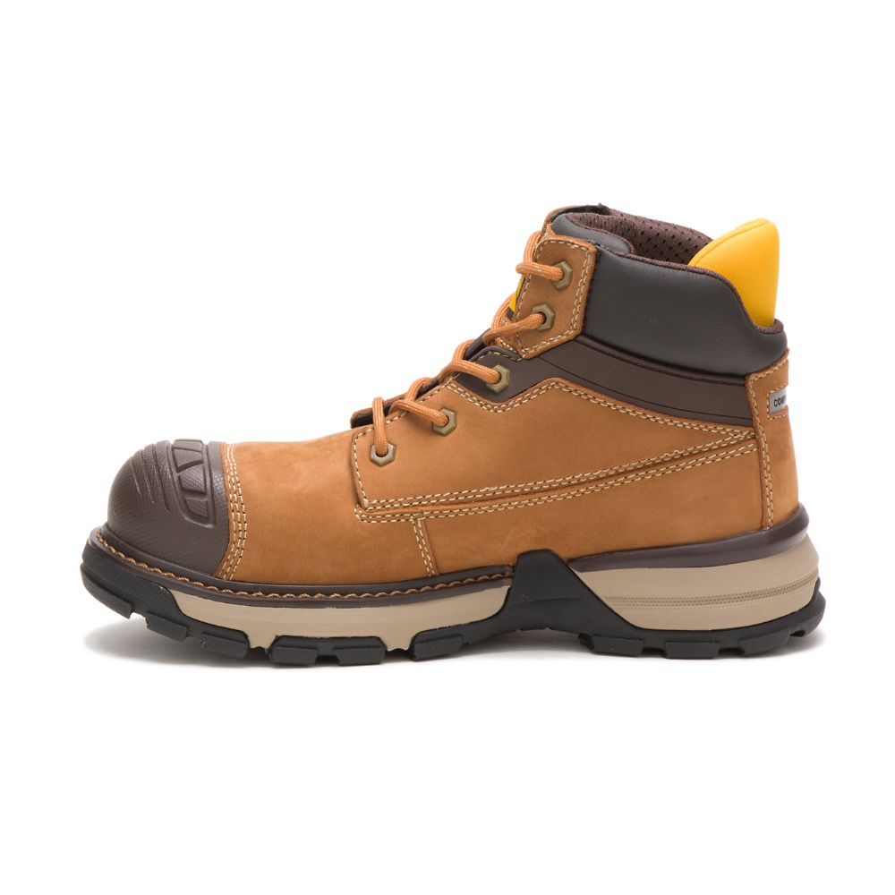 Botas De Trabajo Caterpillar Excavator Superlite Impermeables Carbon Composite Puntera Mujer Marrom | MX2491JJ