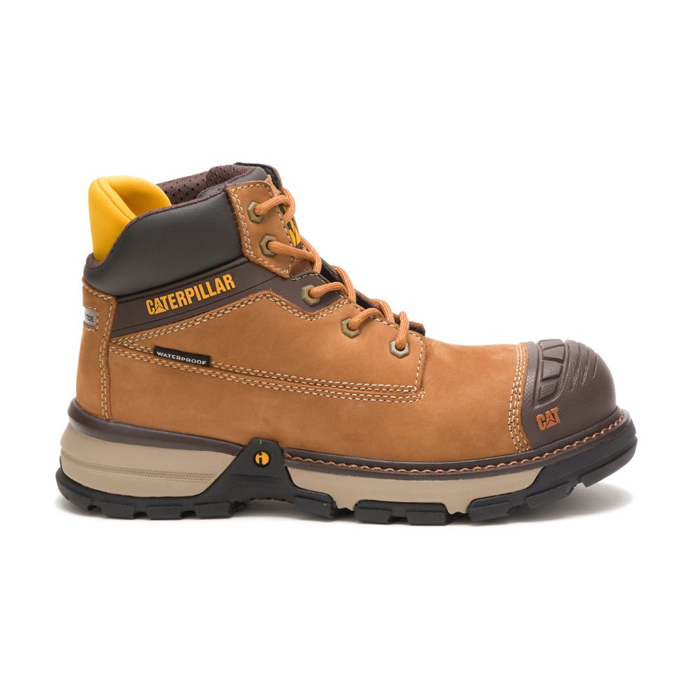 Botas De Trabajo Caterpillar Excavator Superlite Impermeables Carbon Composite Puntera Mujer Marrom | MX2491JJ