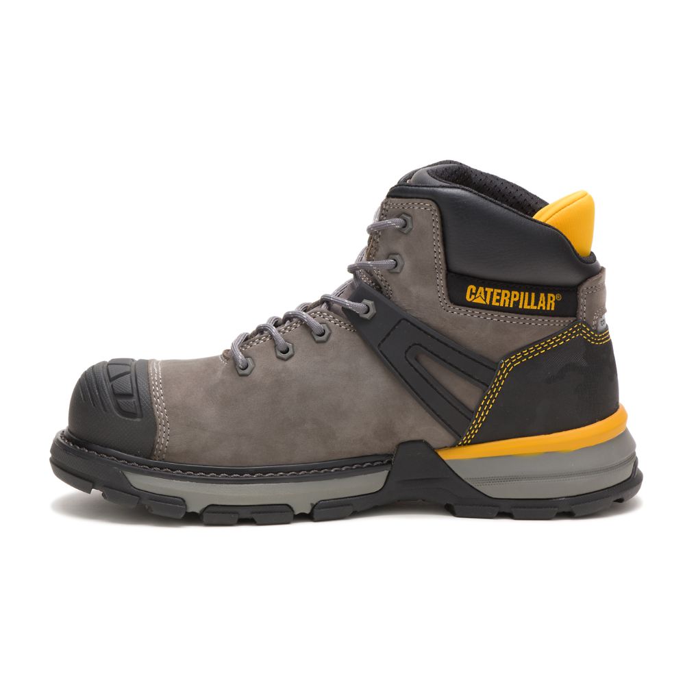 Botas De Trabajo Caterpillar Excavator Superlite Impermeables Carbon Composite Puntera Hombre Grises | MX2739GL