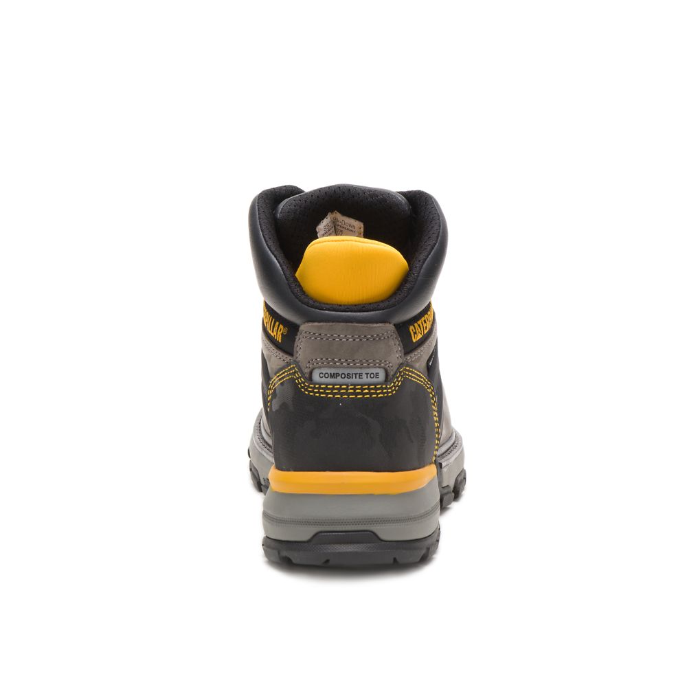 Botas De Trabajo Caterpillar Excavator Superlite Impermeables Carbon Composite Puntera Hombre Grises | MX2739GL