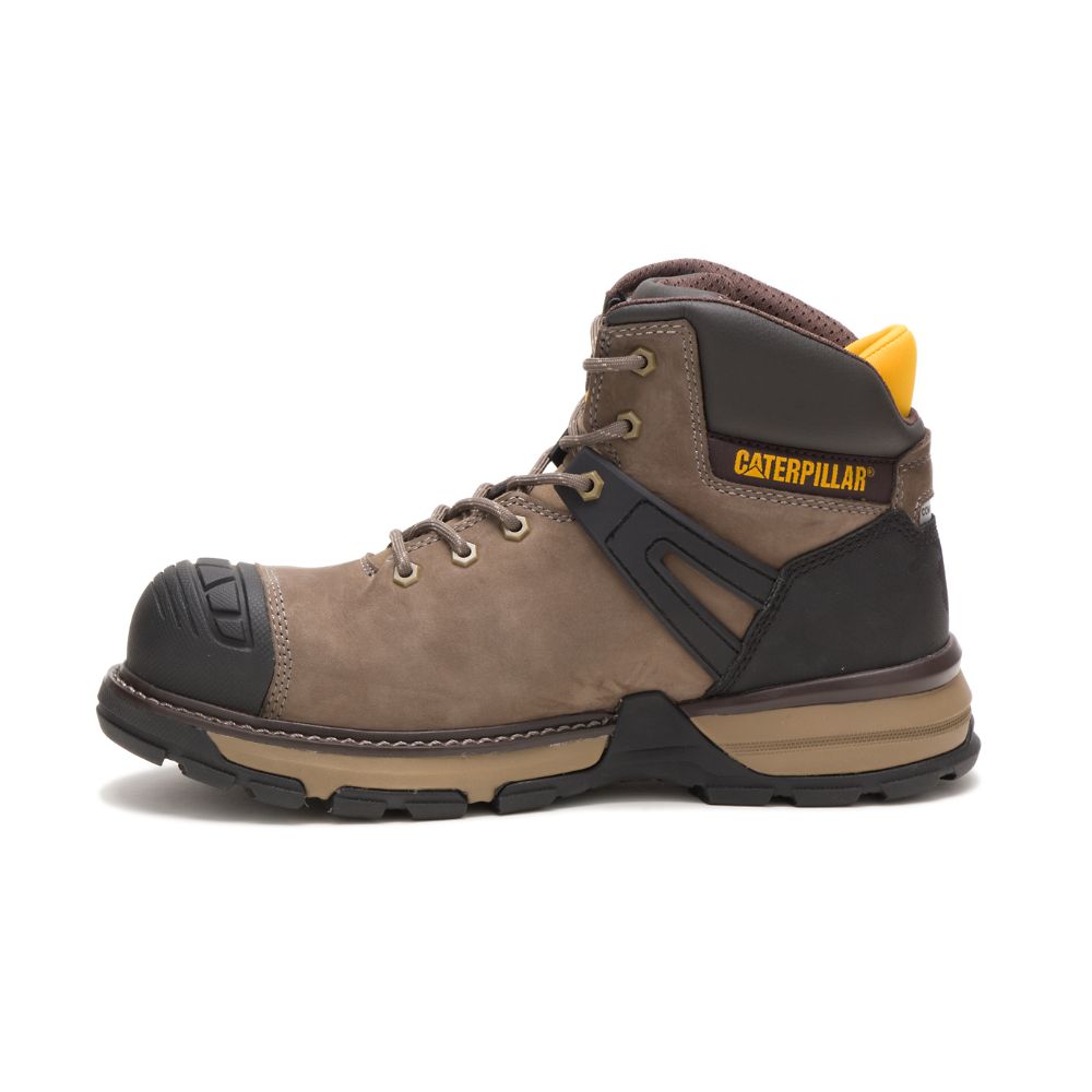 Botas De Trabajo Caterpillar Excavator Superlite Impermeables Carbon Composite Puntera Hombre Marrom | MX2740FM