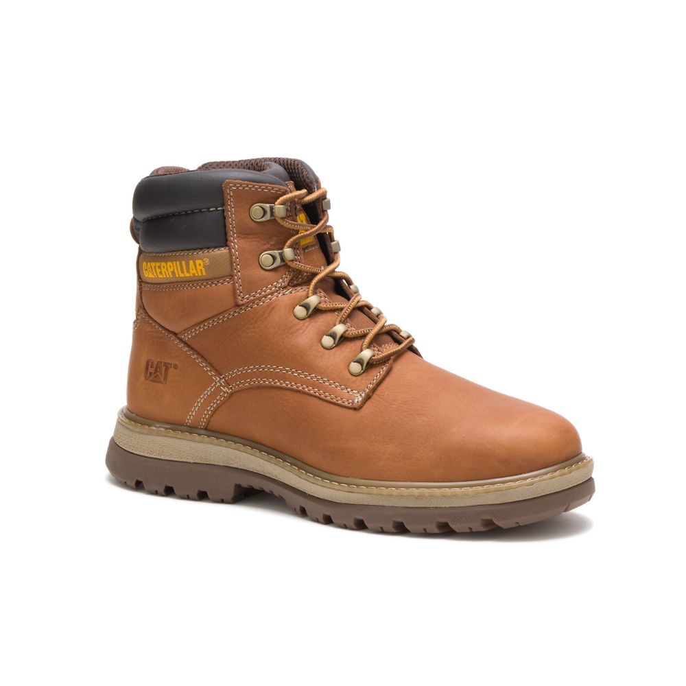 Botas De Trabajo Caterpillar Fairbanks Hombre Marrom | MX2767FM