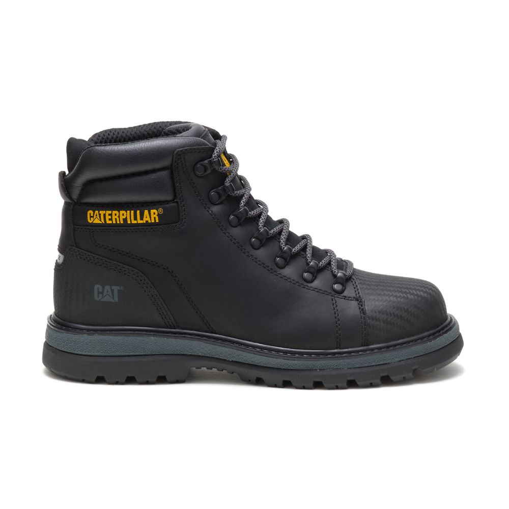 Botas De Trabajo Caterpillar Foxfield Steel Puntera Hombre Negros | MX2769SO