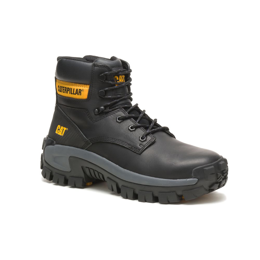 Botas De Trabajo Caterpillar Invader Hi Steel Puntera Hombre Negros | MX2743AP