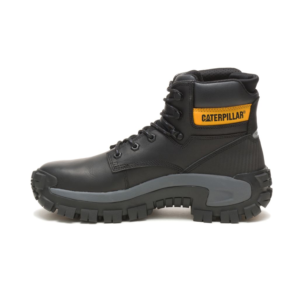 Botas De Trabajo Caterpillar Invader Hi Steel Puntera Hombre Negros | MX2743AP