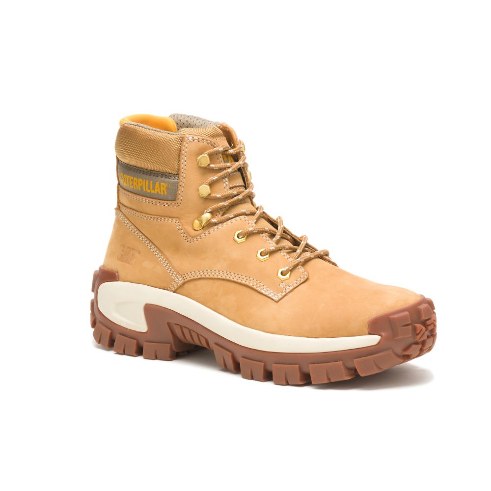 Botas De Trabajo Caterpillar Invader Hi Steel Puntera Hombre Marrom | MX2744PQ