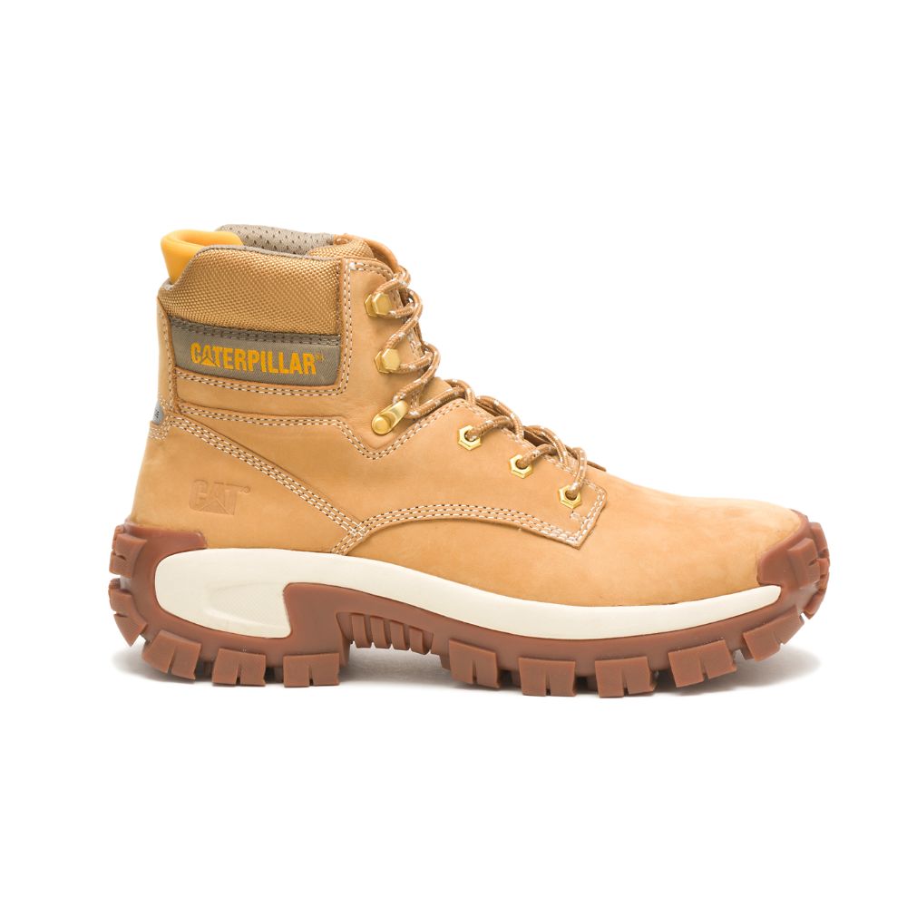 Botas De Trabajo Caterpillar Invader Hi Steel Puntera Hombre Marrom | MX2744PQ