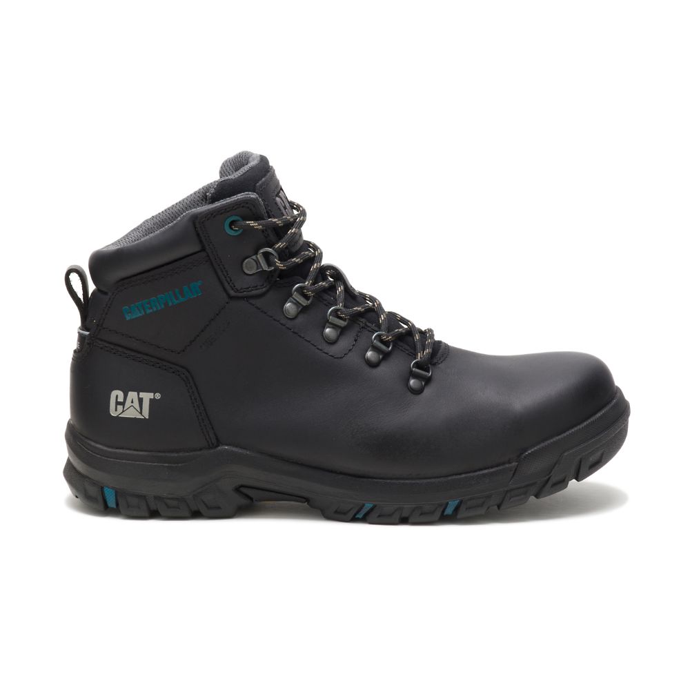 Botas De Trabajo Caterpillar Mae Steel Puntera Impermeables Mujer Negros | MX2501UT