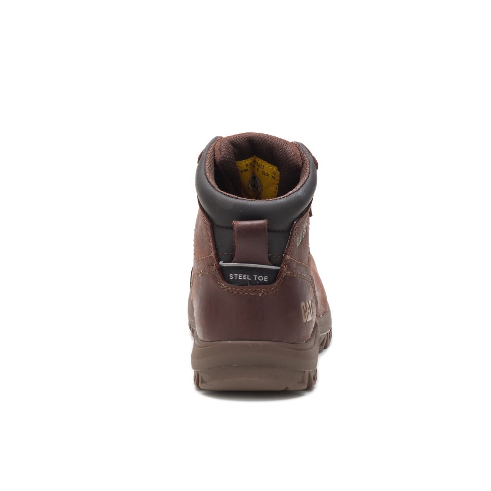 Botas De Trabajo Caterpillar Mae Steel Puntera Impermeables Mujer Cafes | MX2502YU