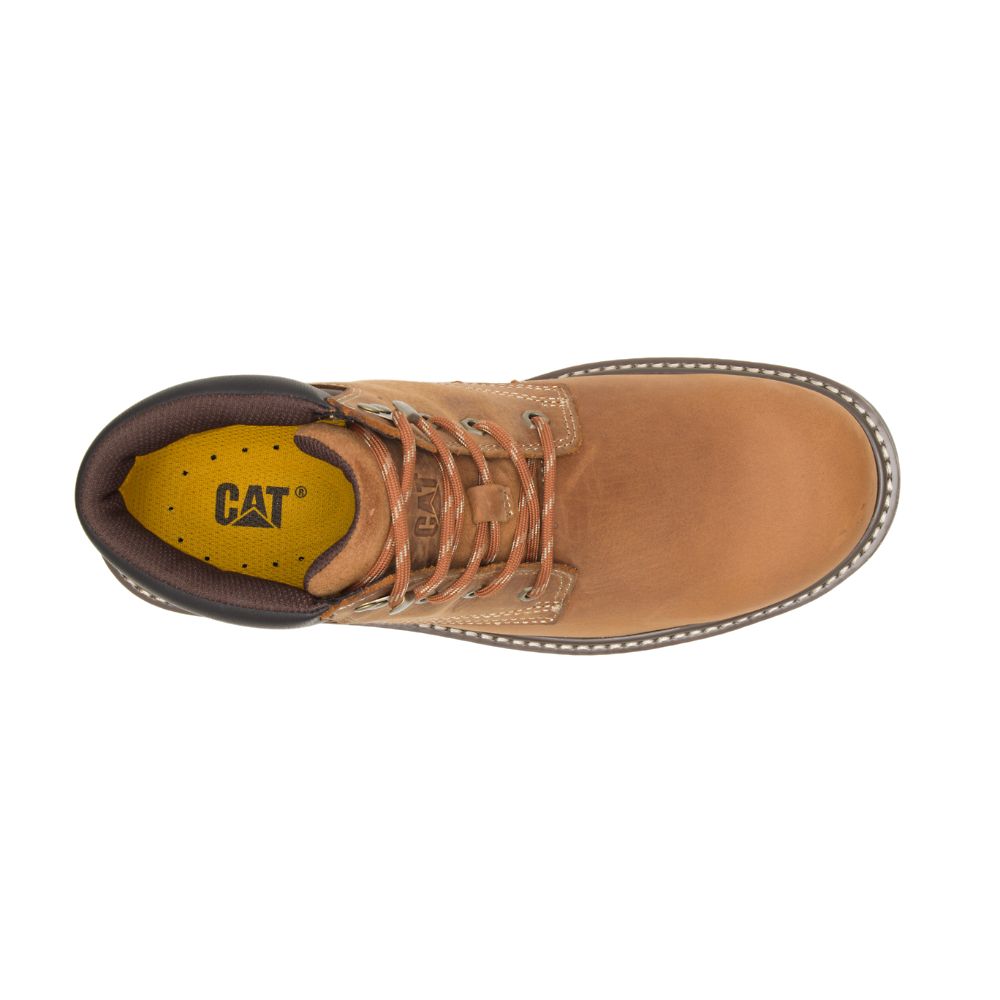 Botas De Trabajo Caterpillar Outbase Impermeables Hombre Marrom | MX2761LH