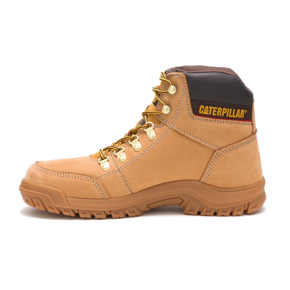 Botas De Trabajo Caterpillar Outline Hombre Marrom | MX2787SO