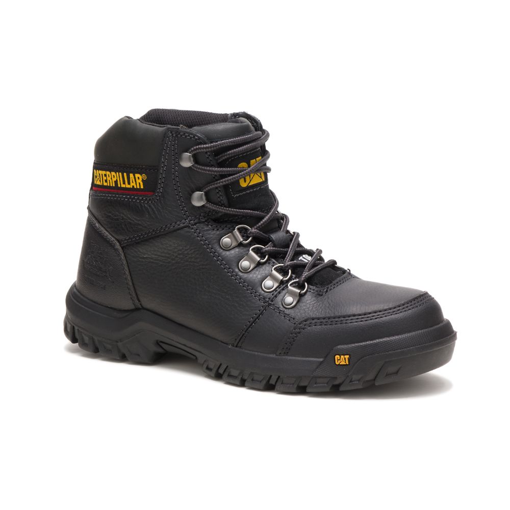 Botas De Trabajo Caterpillar Outline Steel Puntera Hombre Negros | MX2778EX