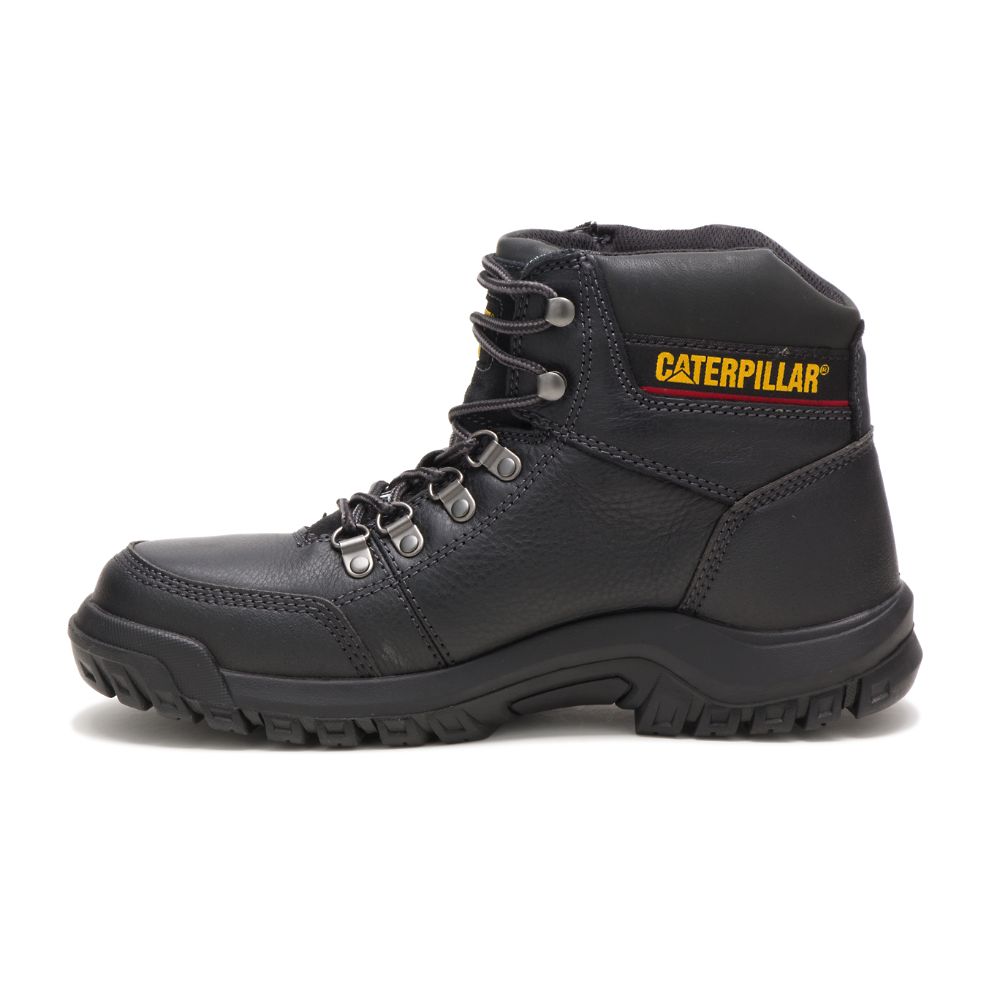 Botas De Trabajo Caterpillar Outline Steel Puntera Hombre Negros | MX2778EX