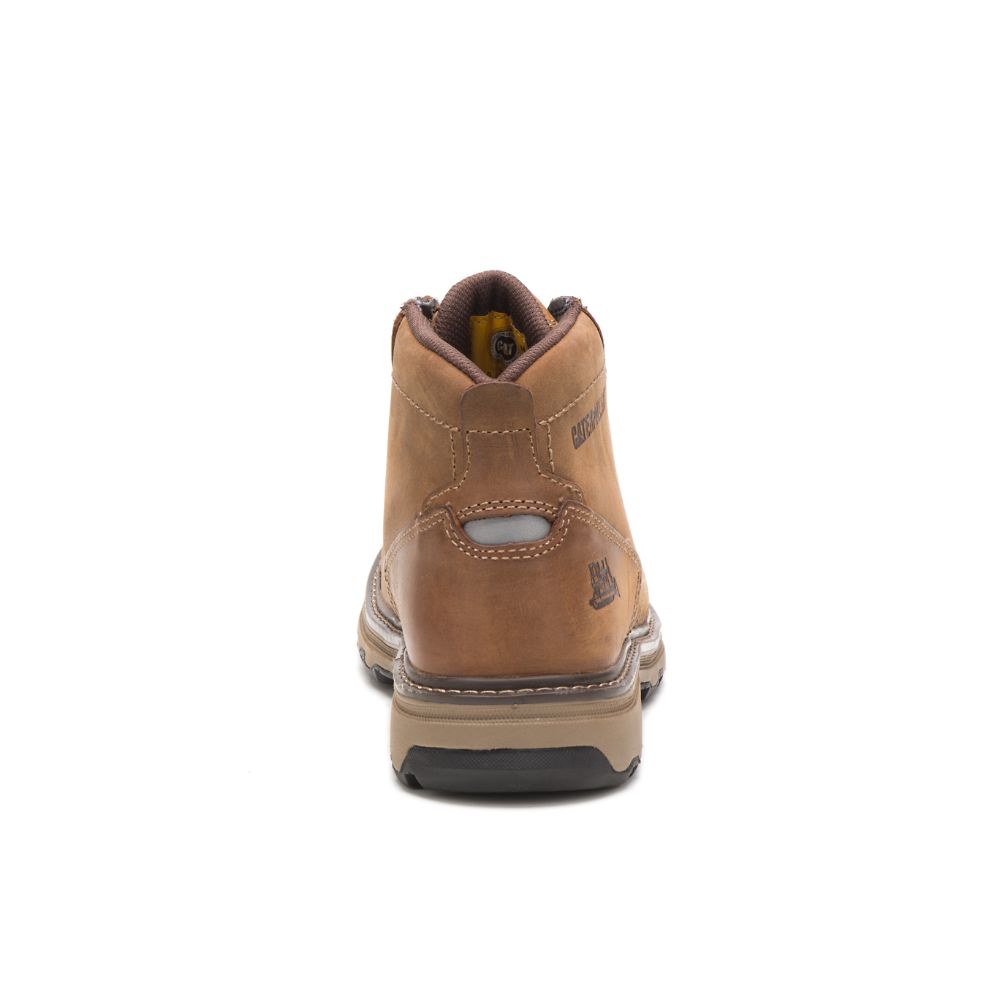 Botas De Trabajo Caterpillar Parker Hombre Marrom | MX2783HK