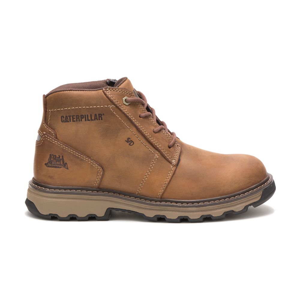 Botas De Trabajo Caterpillar Parker Hombre Marrom | MX2783HK