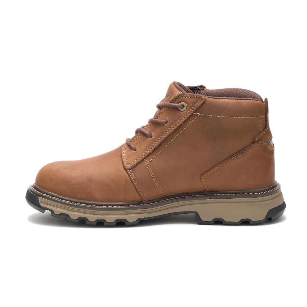 Botas De Trabajo Caterpillar Parker Steel Puntera Hombre Marrom | MX2782NB