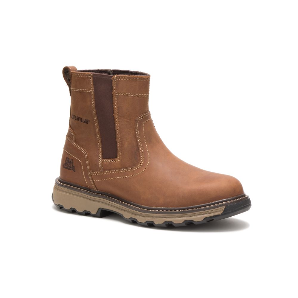 Botas De Trabajo Caterpillar Pelton Hombre Marrom | MX2803CE