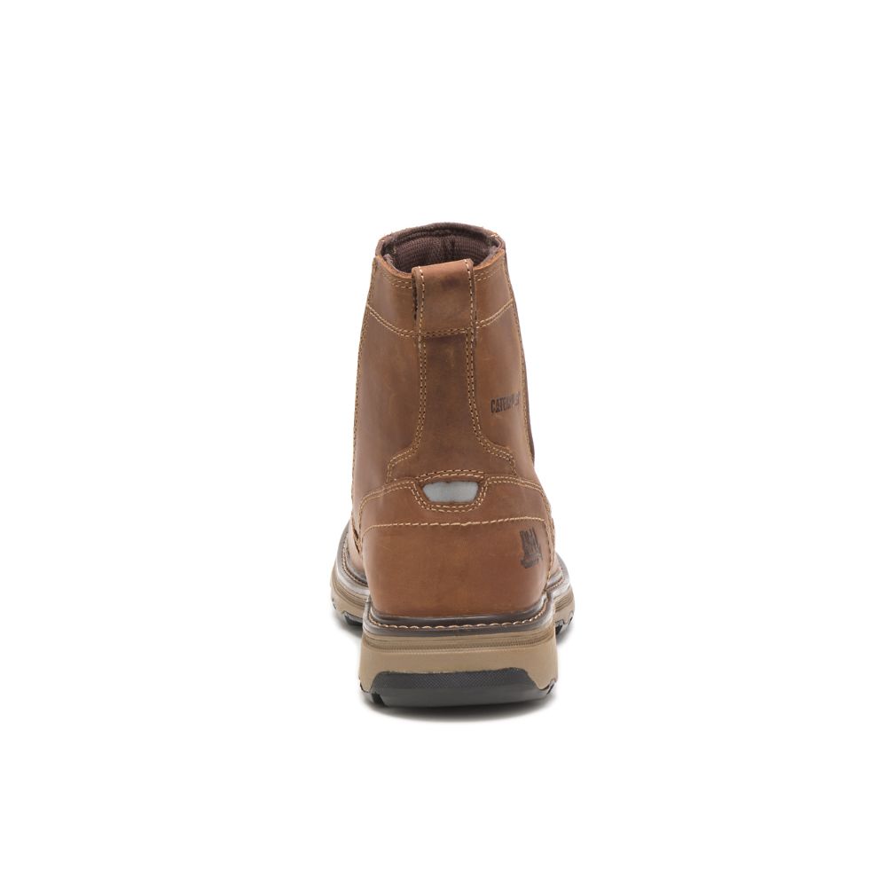 Botas De Trabajo Caterpillar Pelton Hombre Marrom | MX2803CE