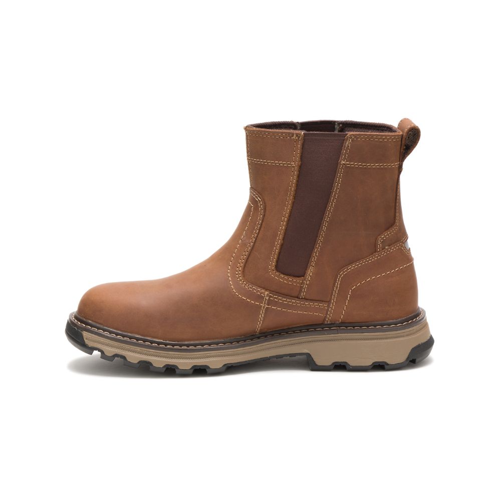 Botas De Trabajo Caterpillar Pelton Hombre Marrom | MX2899VD