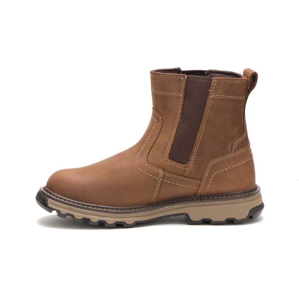 Botas De Trabajo Caterpillar Pelton Steel Puntera Hombre Marrom | MX2800NB