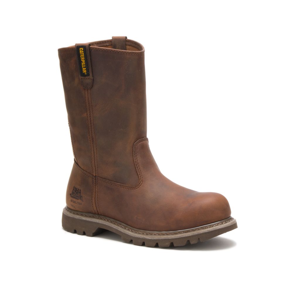 Botas De Trabajo Caterpillar Revolver Steel Puntera Mujer Marrom | MX2521DN