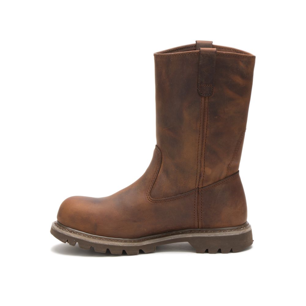 Botas De Trabajo Caterpillar Revolver Steel Puntera Mujer Marrom | MX2521DN