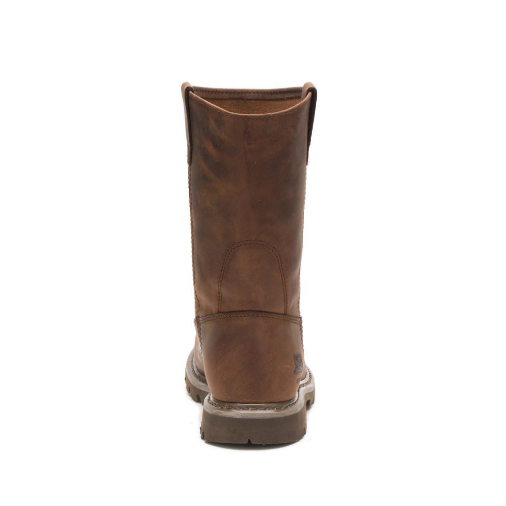 Botas De Trabajo Caterpillar Revolver Steel Puntera Mujer Marrom | MX2521DN