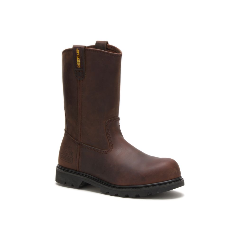 Botas De Trabajo Caterpillar Revolver Steel Puntera Hombre Marrom | MX2807KI