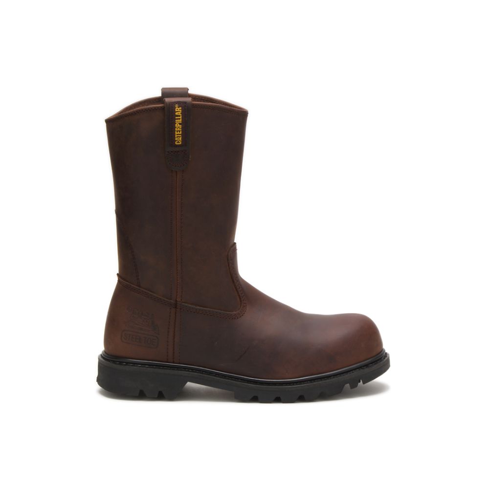 Botas De Trabajo Caterpillar Revolver Steel Puntera Hombre Marrom | MX2807KI