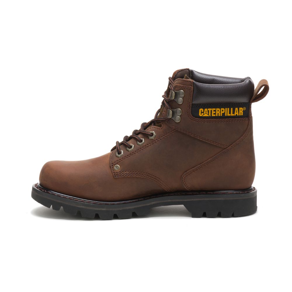 Botas De Trabajo Caterpillar Second Shift Hombre Marrom | MX2745OR