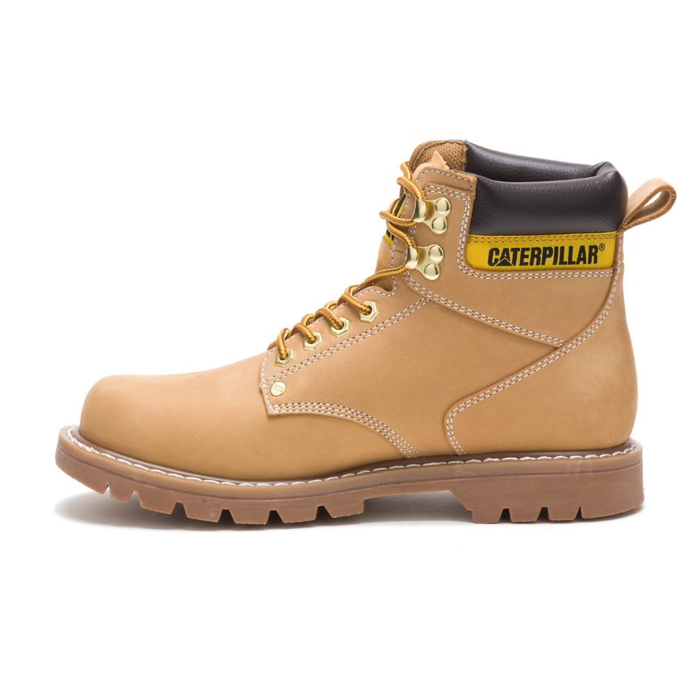 Botas De Trabajo Caterpillar Second Shift Hombre Cafes | MX2746IS