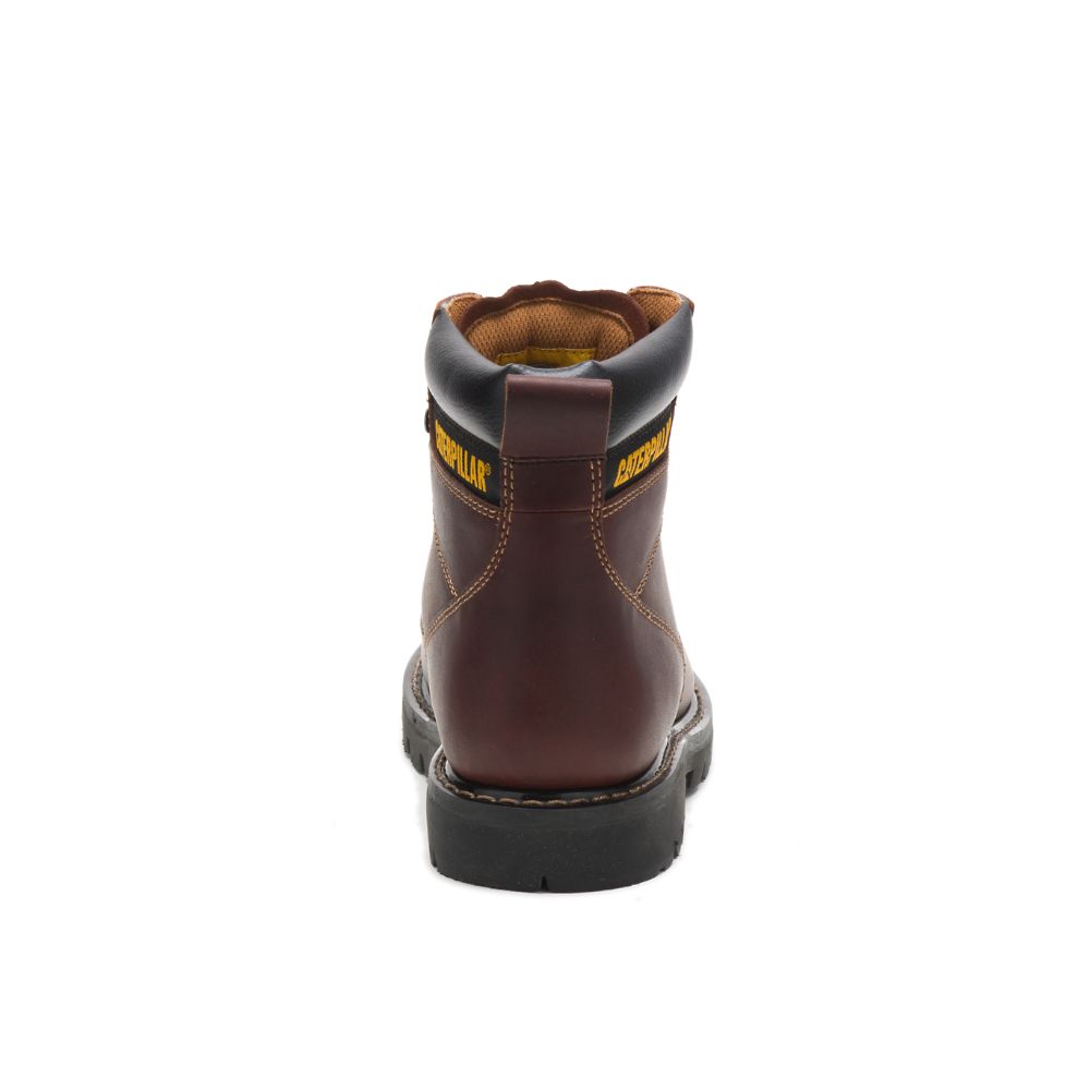 Botas De Trabajo Caterpillar Second Shift Hombre Vino | MX2748YU