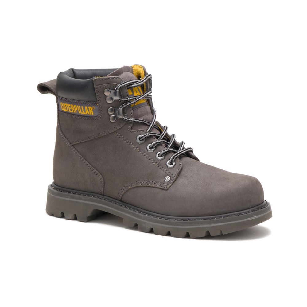 Botas De Trabajo Caterpillar Second Shift Hombre Grises | MX2749TV