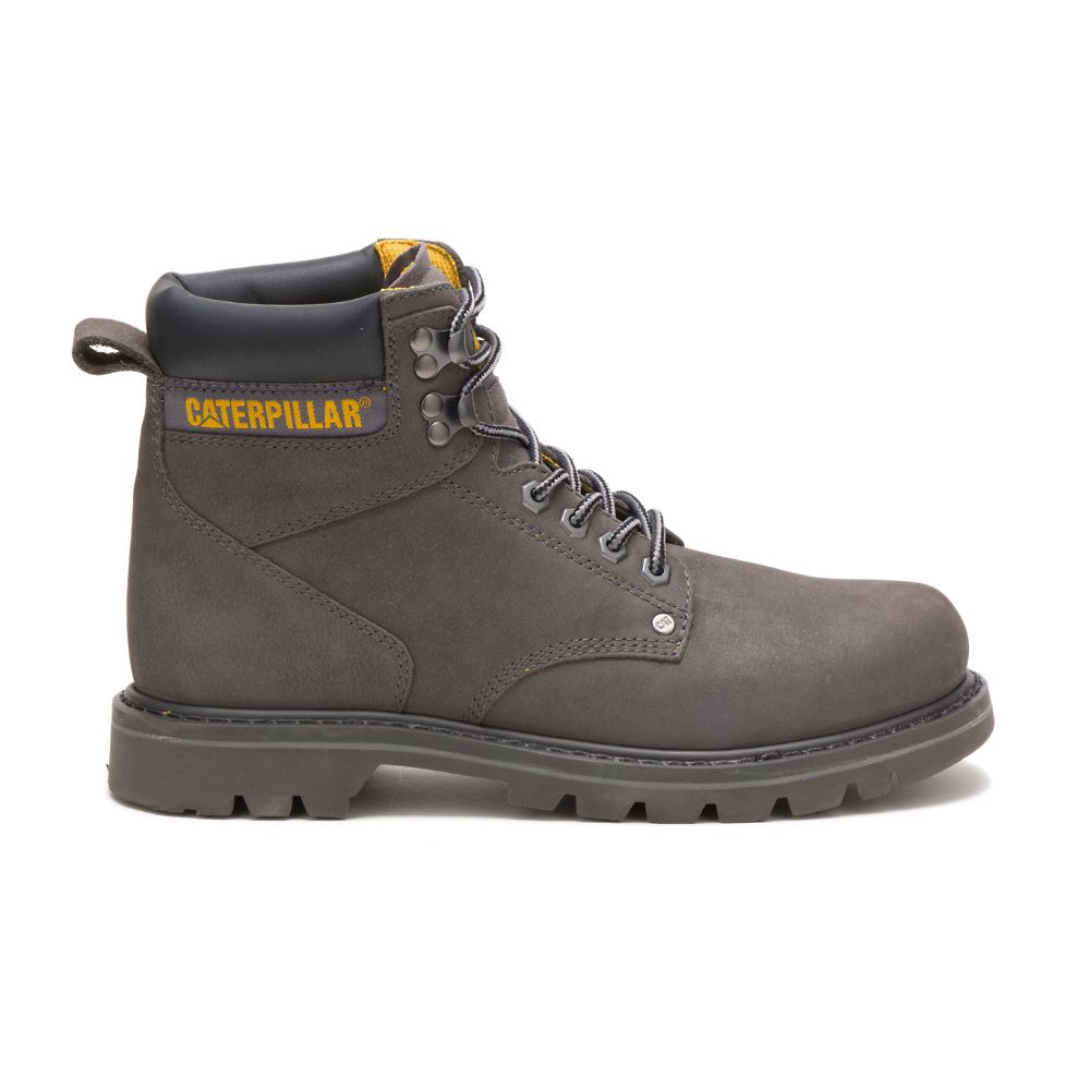 Botas De Trabajo Caterpillar Second Shift Hombre Grises | MX2749TV