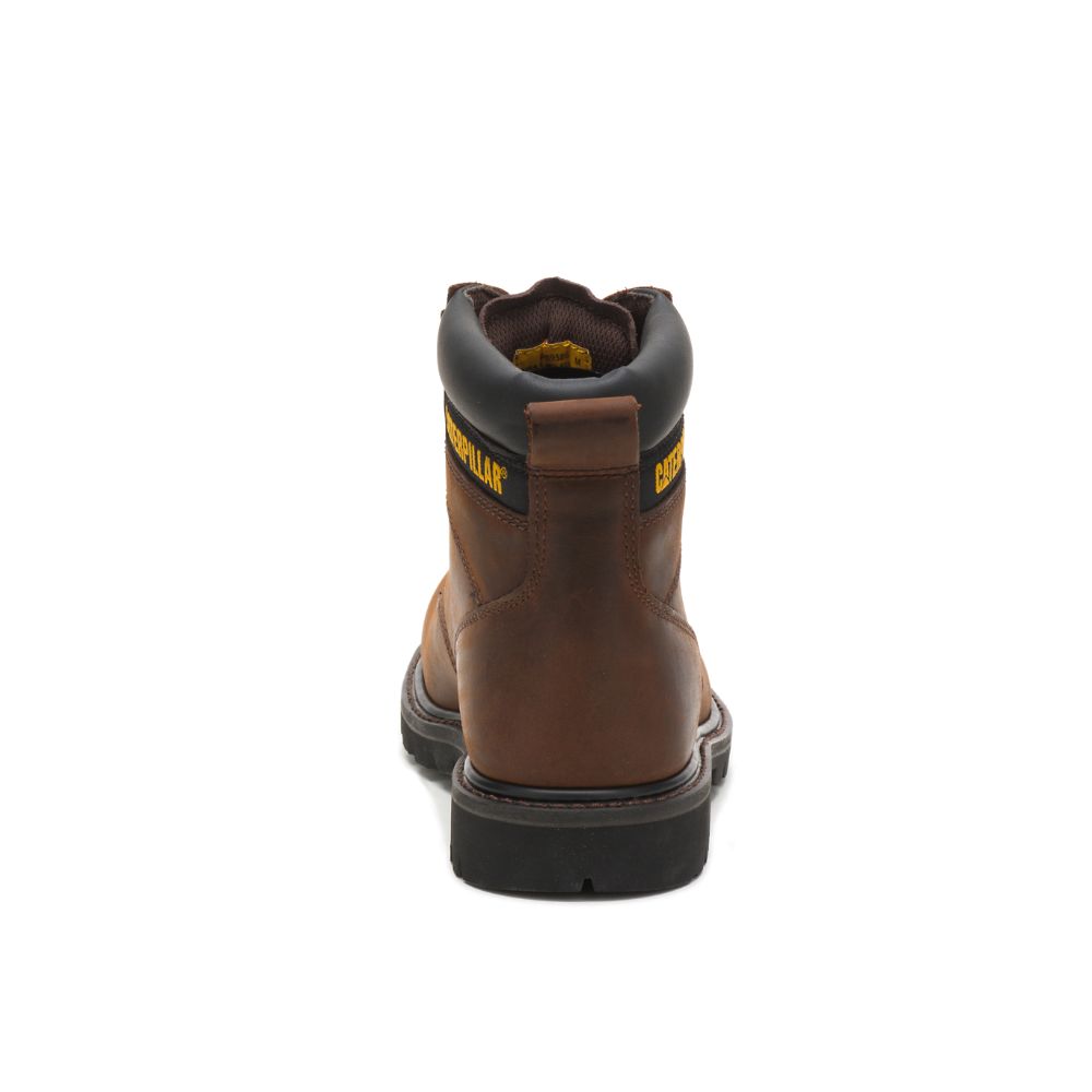 Botas De Trabajo Caterpillar Second Shift Steel Puntera Hombre Cafes | MX2754MA