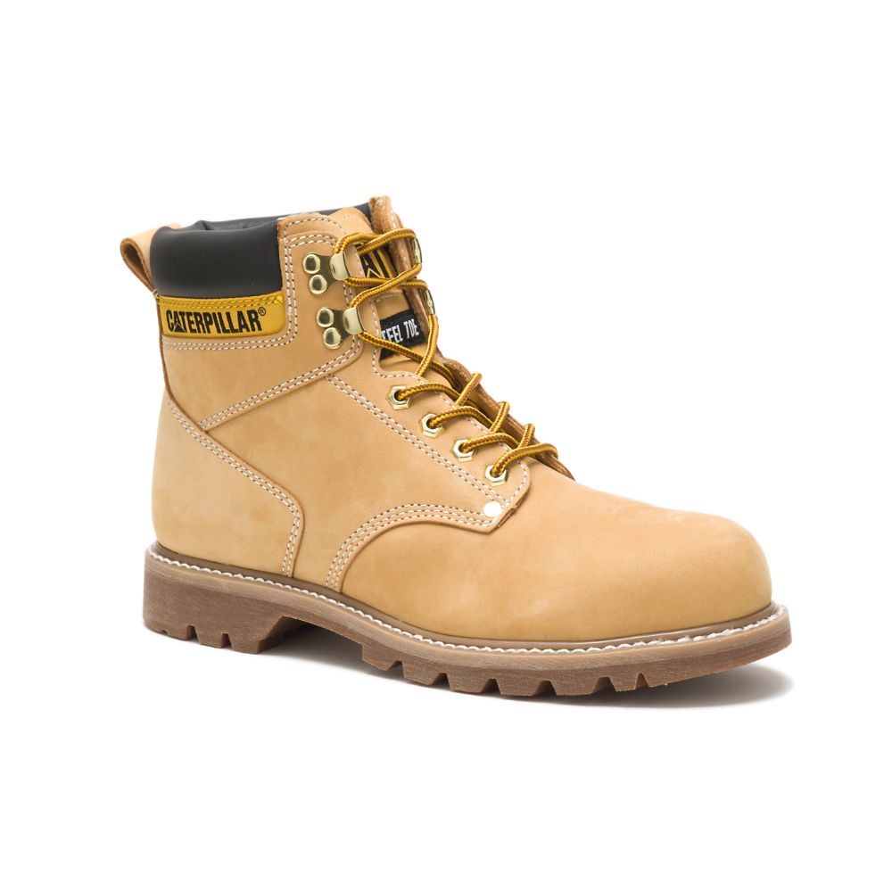 Botas De Trabajo Caterpillar Second Shift Steel Puntera Hombre Marrom | MX2755NB