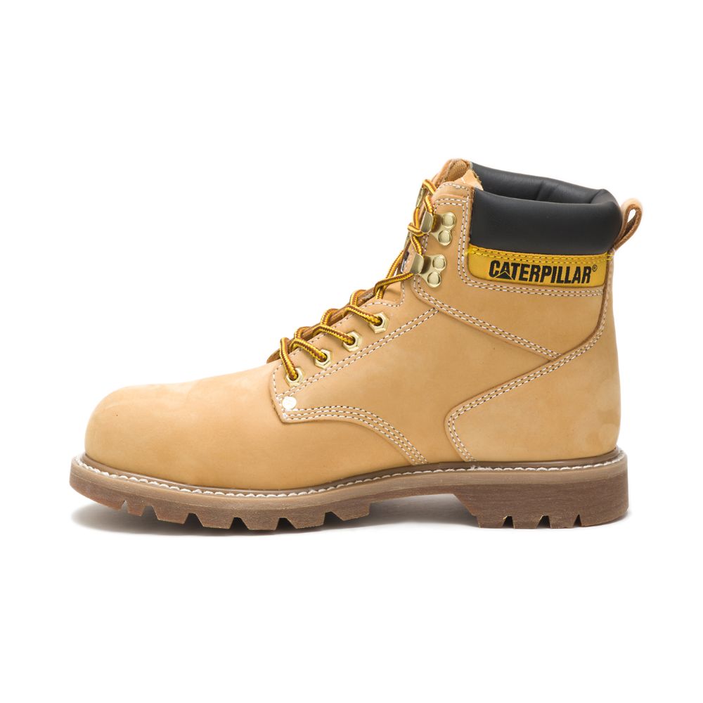 Botas De Trabajo Caterpillar Second Shift Steel Puntera Hombre Marrom | MX2755NB